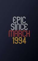 Epic Since March 1994
