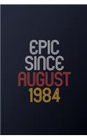 Epic Since August 1984