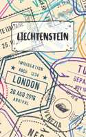 Liechtenstein: Dotted Travel Diary Notebook or Journey Dotted Grid Journal - Holiday Trip Pocketbook for Men and Women with Dots