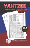 Yahtzee Scoring Sheet