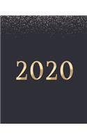 2020 Large Print Calendar Monthly & Weekly Planner