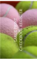 Large Print Checkbook Register: Easy-to-Read Check Ledger