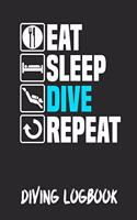 Eat Sleep Dive Repeat Diving Logbook