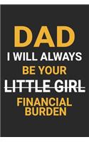Dad: Father Notebook Blank Dot Grid Family Journal dotted with dots 6x9 120 Pages Checklist Record Book Take Notes Daddy Dad Planner Paper Christmas Gift
