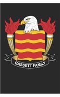 Bassett: Bassett Coat of Arms and Family Crest Notebook Journal (6 x 9 - 100 pages)