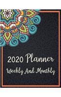 2020 Planner Weekly And Monthly