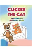 Clicker the Cat Coloring and Activity Book