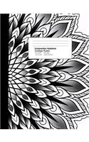 College Ruled Composition Notebook 7.44 X 9.59 Inches 100 Sheets / 200 Pages