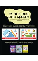 Kunst- und Bastelarbeiten für Jungen (Schneiden und Kleben von Autos, Booten und Flugzeugen)