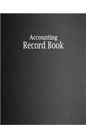 Accounting Record Book: 100 Pages, 5 Column Ledger