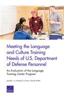 Meeting the Language and Culture Training Needs of U.S. Department of Defense Personnel