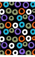 Bullet Journal Notebook Colorful Circles 2: 112 Page Numbered Dot Grid Bullet Journal with Index Pages and Key Pages in Portable 6 X 9 Size.112 Page Numbered Dot Grid Bullet Journal with Index