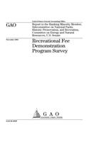 Recreational Fee Demonstration Program Survey