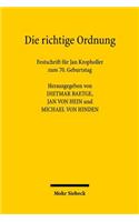 Die richtige Ordnung