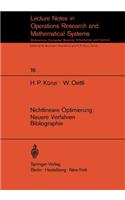 Nichtlineare Optimierung: Neuere Verfahren Bibliographie