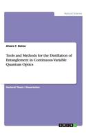 Tools and Methods for the Distillation of Entanglement in Continuous Variable Quantum Optics