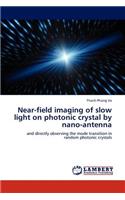 Near-field imaging of slow light on photonic crystal by nano-antenna