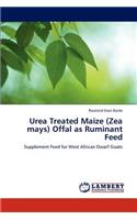 Urea Treated Maize (Zea mays) Offal as Ruminant Feed