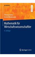 Mathematik Für Wirtschaftswissenschaftler