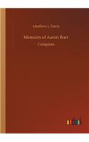 Memoirs of Aaron Burr