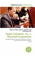 Apple Computer, Inc. V. Microsoft Corporation