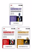 MTG Objective Karnataka CET Physics, Chemistry & Mathematics Book For 2024 KCET Exam | KCET Topicwise Comprehensive Theory with Previous 10 Years Solved Question Papers
