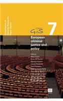 European Criminal Justice and Policy