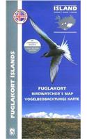 Birdwatchers' Map of Iceland