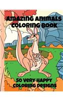 Amazing Animals Coloring Book