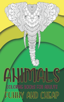 Coloring Books for Adults Funny and Cheap - Animals