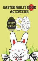 Easter multi book activities: Dot markers activity and book coloring pages for kids