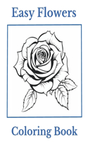 Easy Flowers Coloring Book