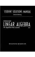 Student Solutions Manual for Introductory Linear Algebra
