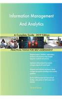Information Management And Analytics A Complete Guide - 2019 Edition
