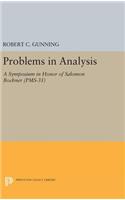 Problems in Analysis: A Symposium in Honor of Salomon Bochner