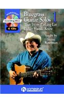 Bluegrass Guitar Solos That Every Parking Lot Picker Should Know (Series 1) 6 CD