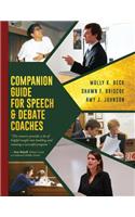Companion Guide for Speech & Debate Coaches