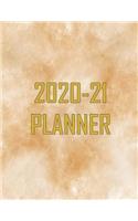 2020-21 Planner: Jan 2020 to Dec 2021.Daily, Weekly, Monthly planner and organizer to write in. Great Christmas gift.