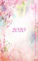 Beautiful Pink Dreamscape 2020 Academic Year 18 Month Planner