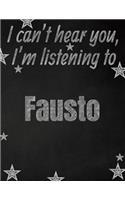 I can't hear you, I'm listening to Fausto creative writing lined notebook
