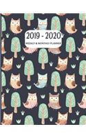 2019-2020 Weekly and Monthly Planner