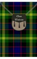 Clan Watson Tartan Journal/Notebook