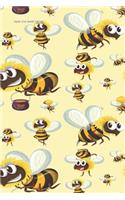 save the bees honey: Funny beekeeping Lined Notebook / Diary / Journal To Write In 6x9 gift for beekeepers, farmers and gardeners