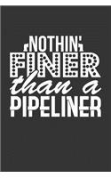 Nothin' Finer Than a Pipeliner: Blank Lined Journal
