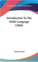 Introduction To The Malto Language (1884)