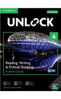 Unlock Level 4 Reading, Writing, & Critical Thinking Student's Book, Mob App and Online Workbook W/ Downloadable Video