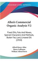 Allen's Commercial Organic Analysis V2