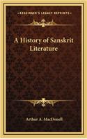 History of Sanskrit Literature
