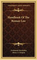 Handbook of the Roman Law