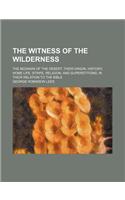 The Witness of the Wilderness; The Bedawin of the Desert, Their Origin, History, Home Life, Strife, Religion, and Superstitions, in Their Relation to